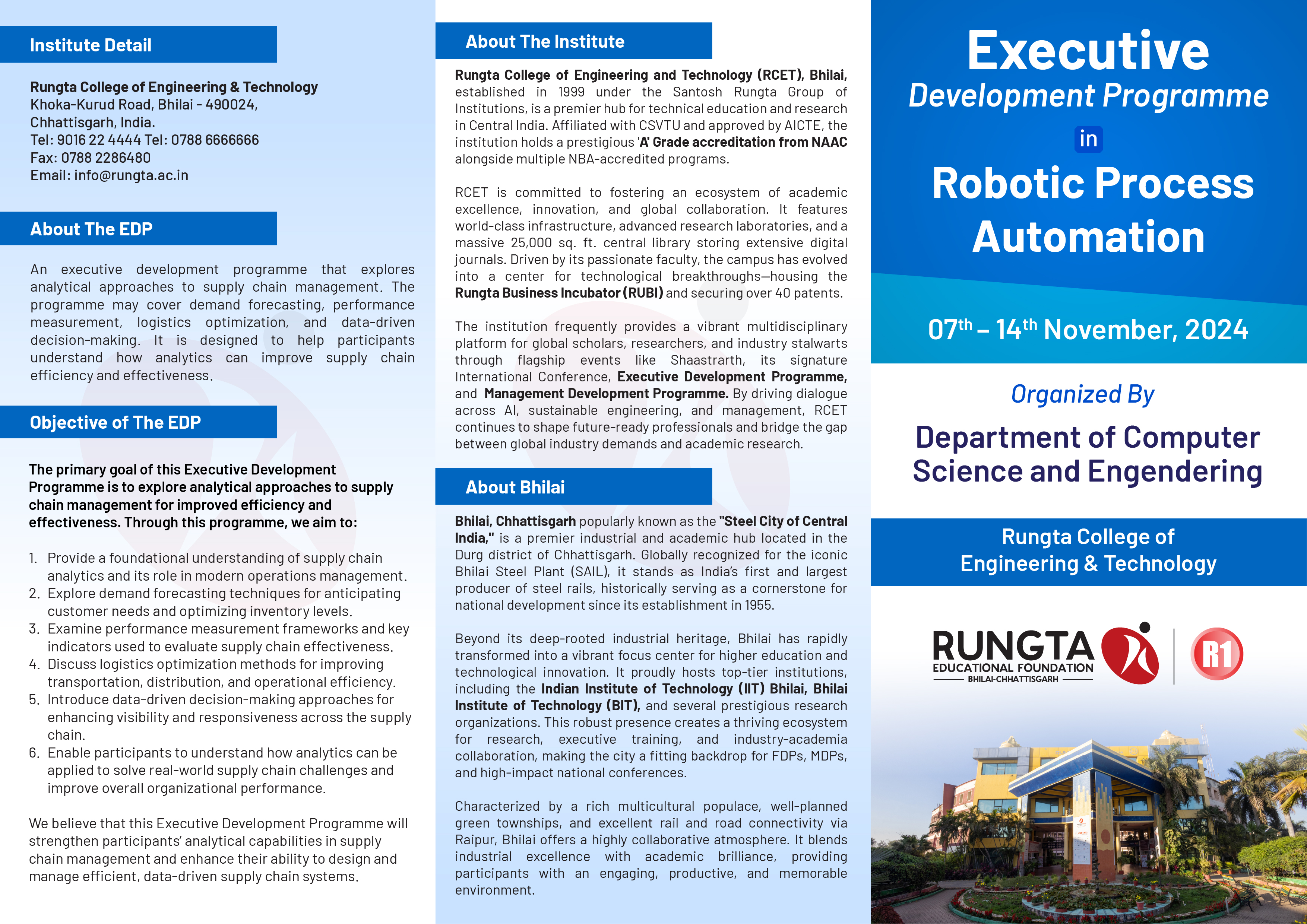Executive Development Program in Robotic Process Automation